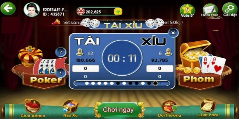 Hướng dẫn chơi game Tài Xỉu online